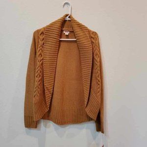 Long-sleeve open sweater/cover up